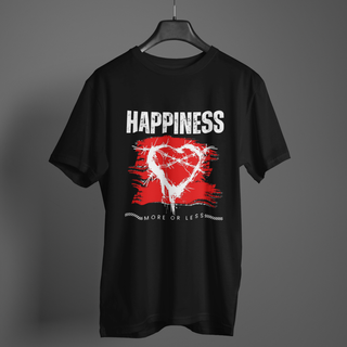 Camiseta Happiness Preta