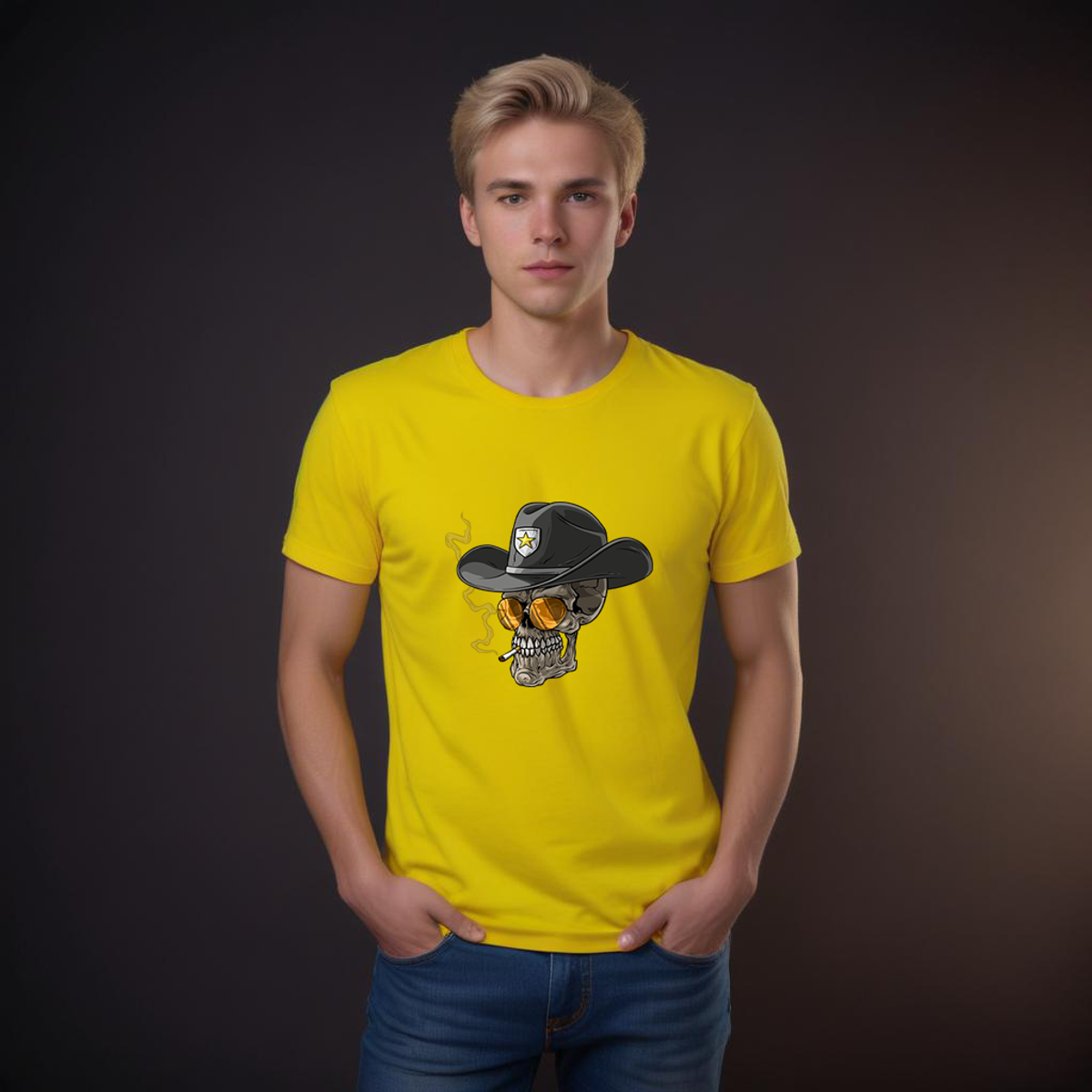 Nome do produto: Sheriff Skull (T-Shirt Quality)