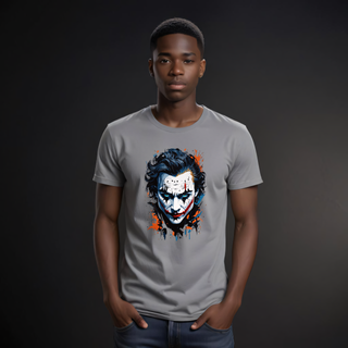 Sorriso do Caos: Estilo Coringa (T-Shirt Estonada)