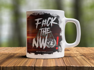 Caneca 360º - F#ck the New World Order - Ozzie Pena