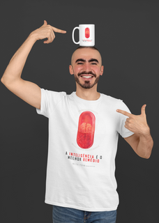 Nome do produtoInteligência é o melhor Remédio - Ozzie Pena - Camiseta Unissex