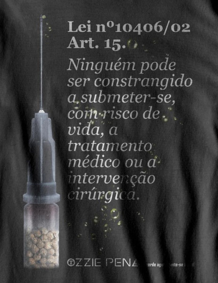 Nome do produto: Cam. Unissex - Lei 10406 Picadinha - Ozzie Pena