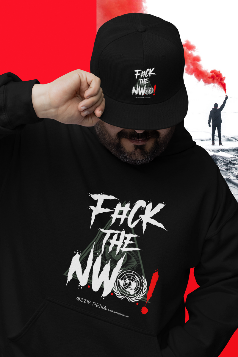 Nome do produto: Hoodie - F#ck the New World Order - Ozzie Pena