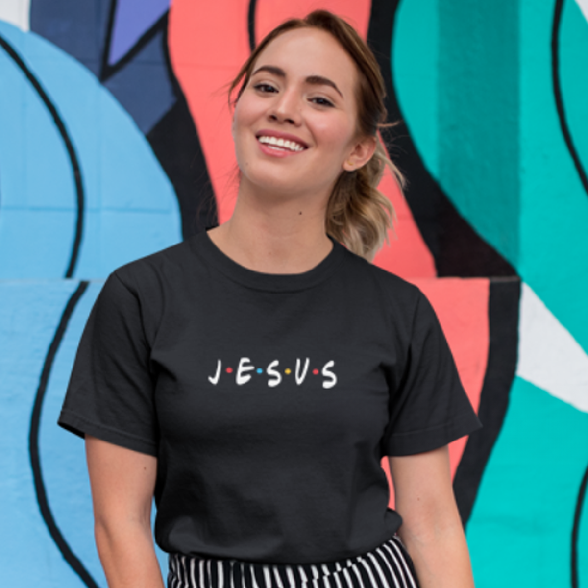 Nome do produto: T-Shirt Jesus Friends