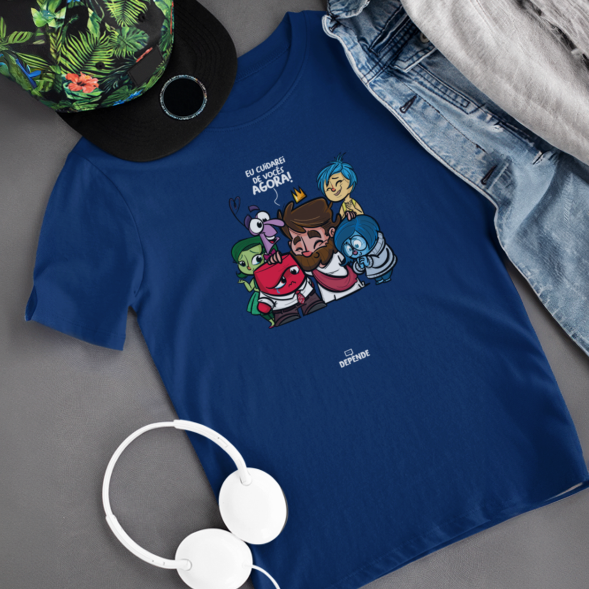 Nome do produto: T-Shirt Quality Infantil Divertidamente (10 a 14 anos)