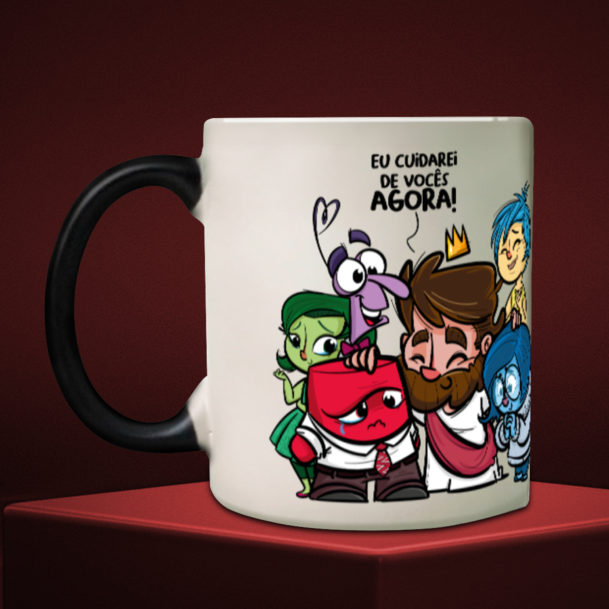 Nome do produto: Caneca Mágica Divertidamente