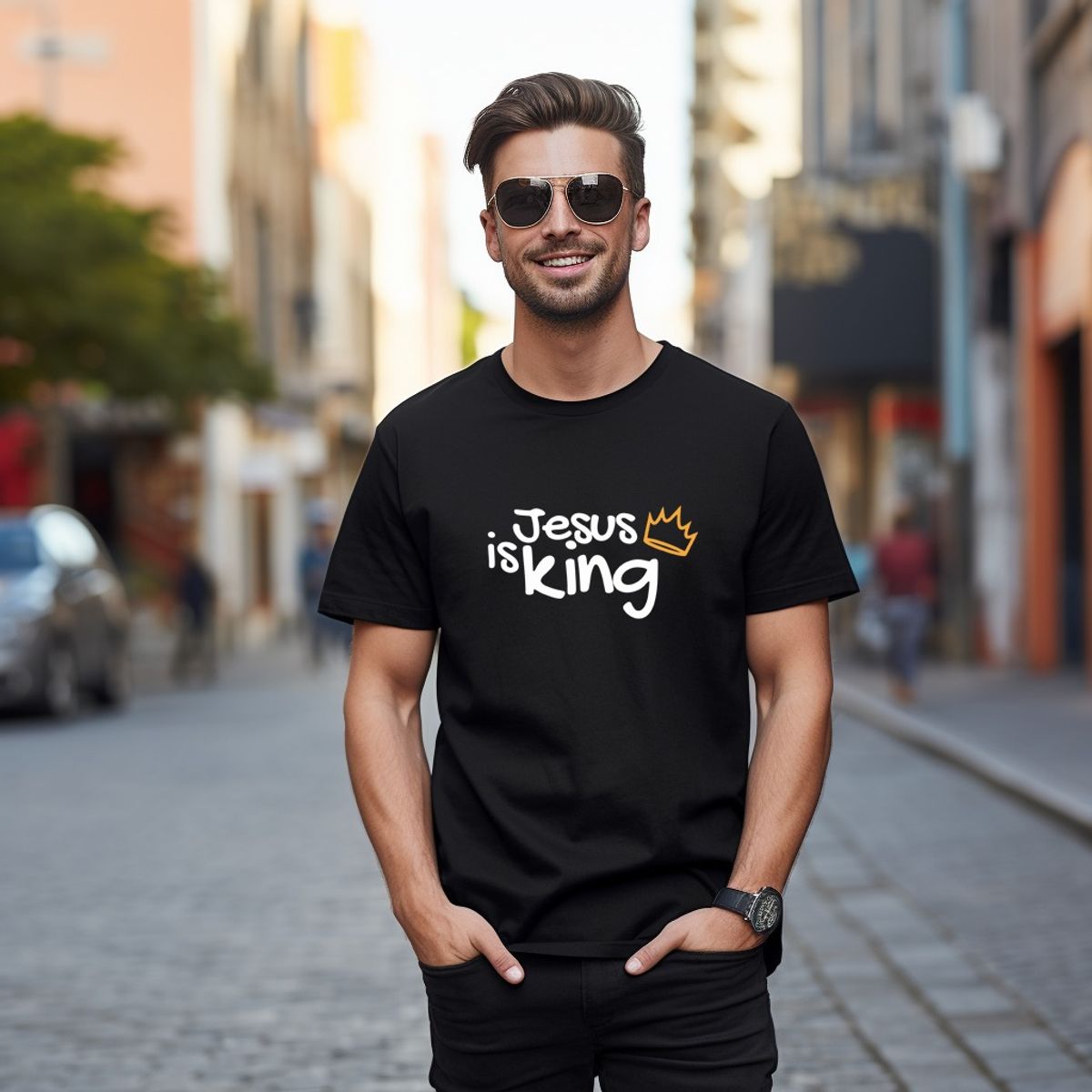 Nome do produto: CAMISA QUALITY | JESUS IS KING