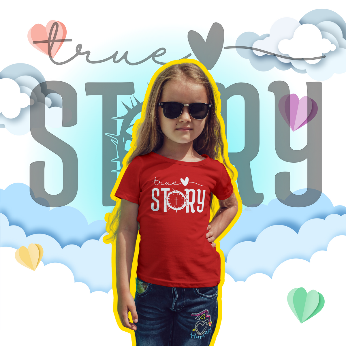 Nome do produto: T-Shirt Infantil True Love Story