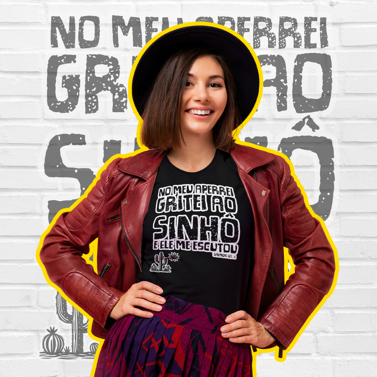 Nome do produto: T-Shirt No meu aperrei gritei ao Sinhô