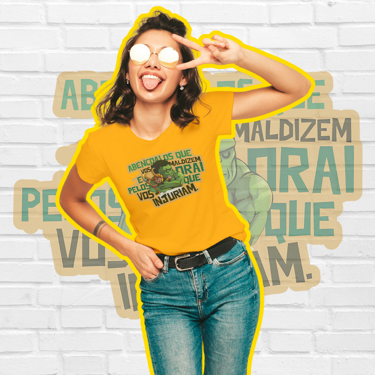 Nome do produto: T-Shirt Abençoa os que te maldizem