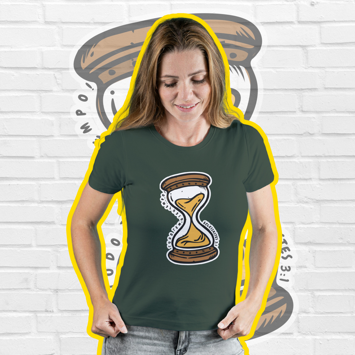 Nome do produto: T-Shirt Tudo tem o seu tempo