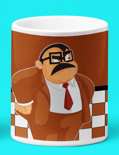 Nome do produtoCaneca Branca - Senhor Barriga - Tinha que ser o Chaves de novo