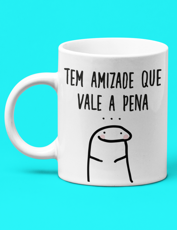 Caneca Branca - Amizade que Vale a Galinha Inteira