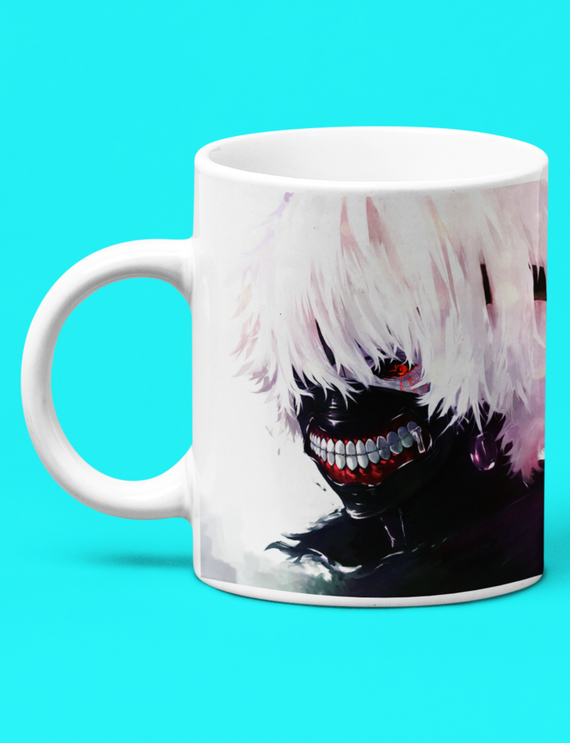 Caneca Branca - Tokyo Ghoul