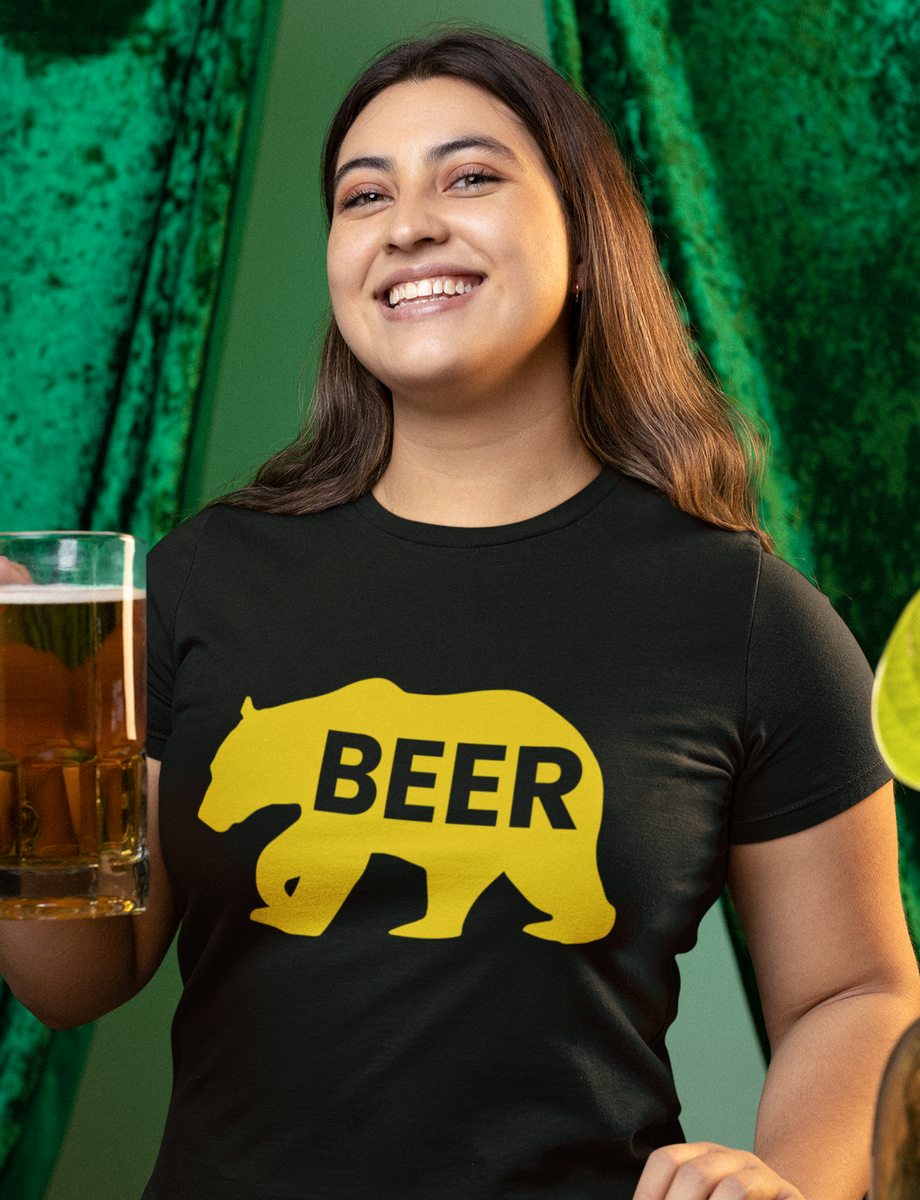 Nome do produto: Camiseta Feminina - Bear Beer