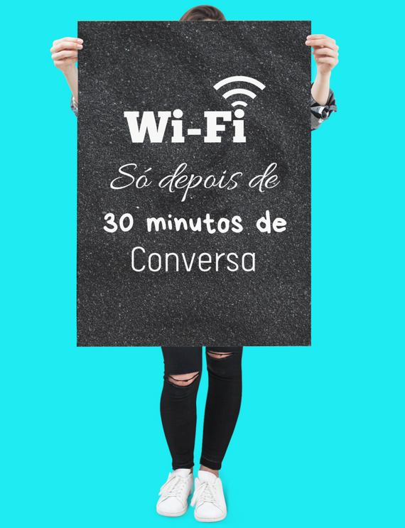 Pôster Retrato - Wi-Fi: Só Para os Intimos