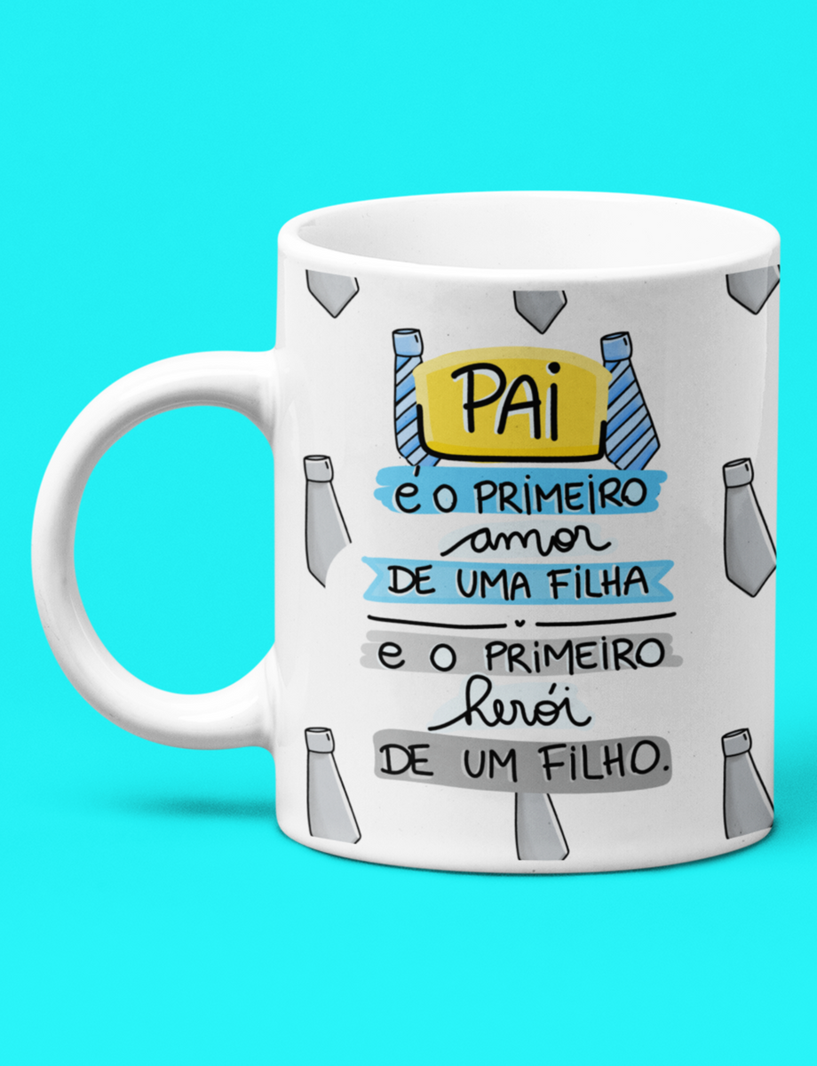 Nome do produto: Caneca Branca - Paizão