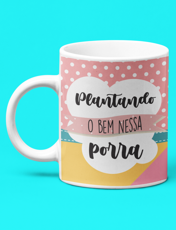 Caneca Branca - Plantando o Bem