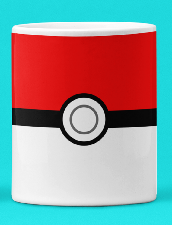 Caneca Branca - Pokémug Master