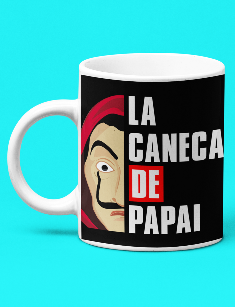 Nome do produto: Caneca Branca - La Caneca de Papai