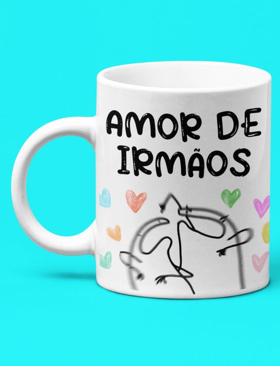 Caneca Branca - Amor de Irmãos