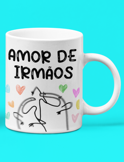 Nome do produtoCaneca Branca - Amor de Irmãos