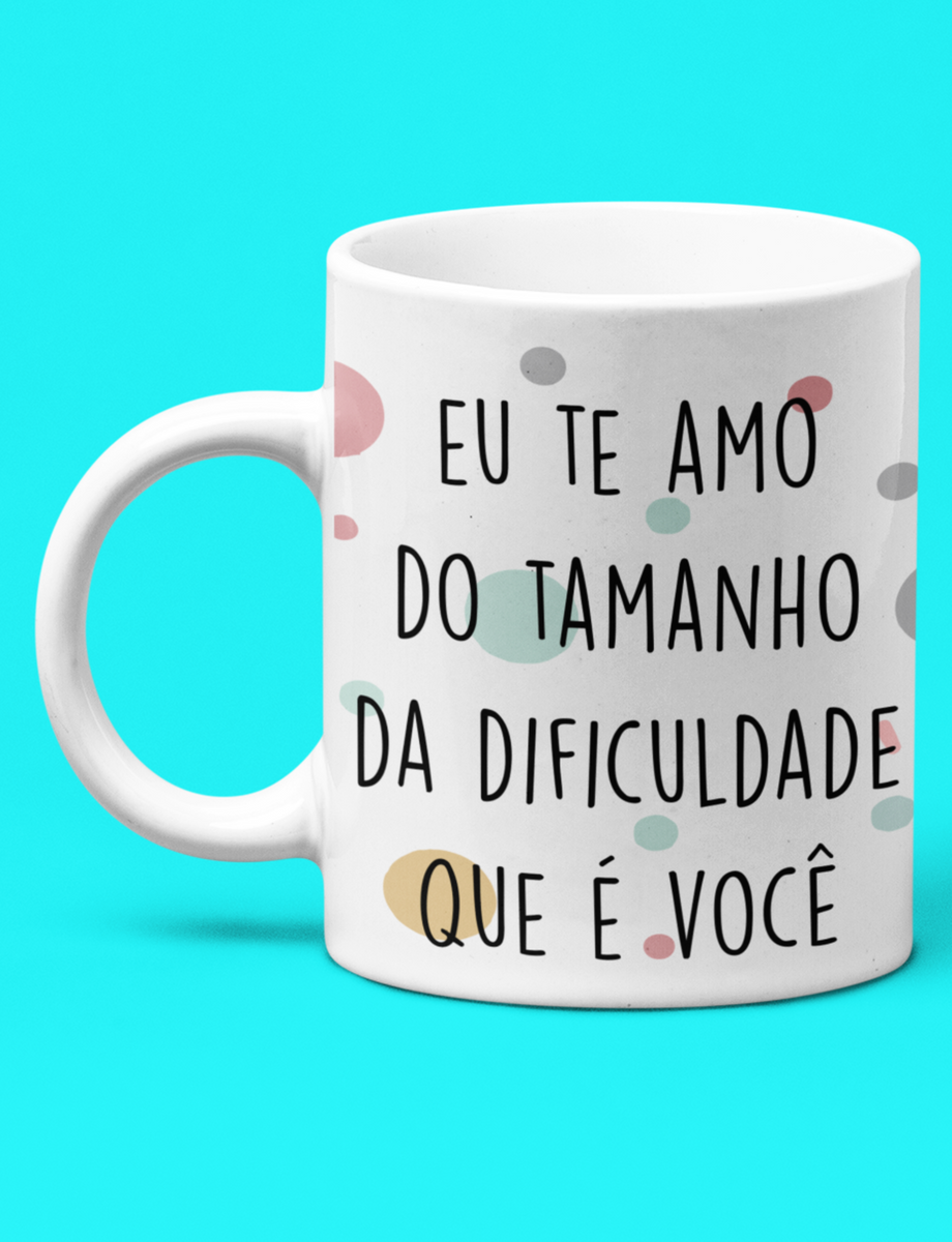 Nome do produto: Caneca Branca - Sufocando de Amor