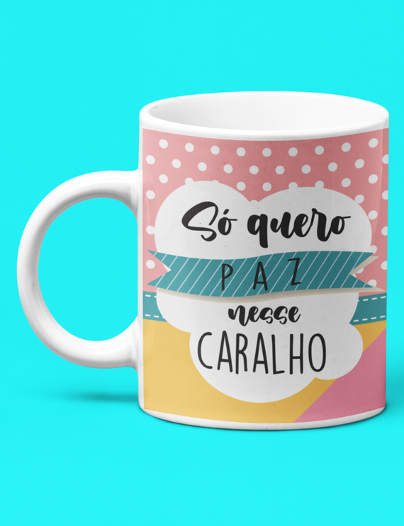 Caneca Branca - Zen na Confusão