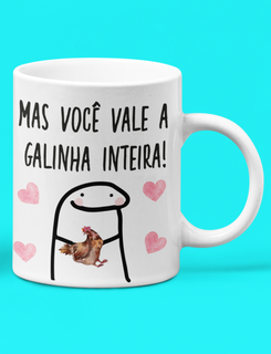 Nome do produtoCaneca Branca - Amizade que Vale a Galinha Inteira