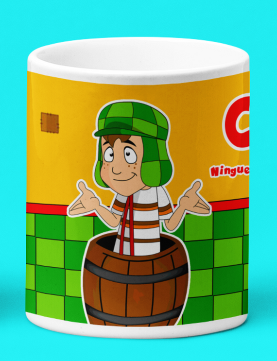 Caneca Branca - Chaves - Ninguém Tem Paciência Comigo...