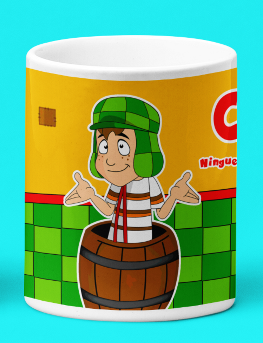 Nome do produto: Caneca Branca - Chaves - Ninguém Tem Paciência Comigo...