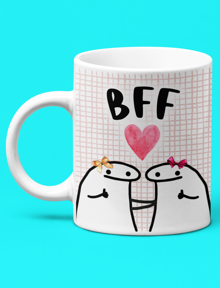 Nome do produto: Caneca Branca - Best Fofoqueiras Forever!