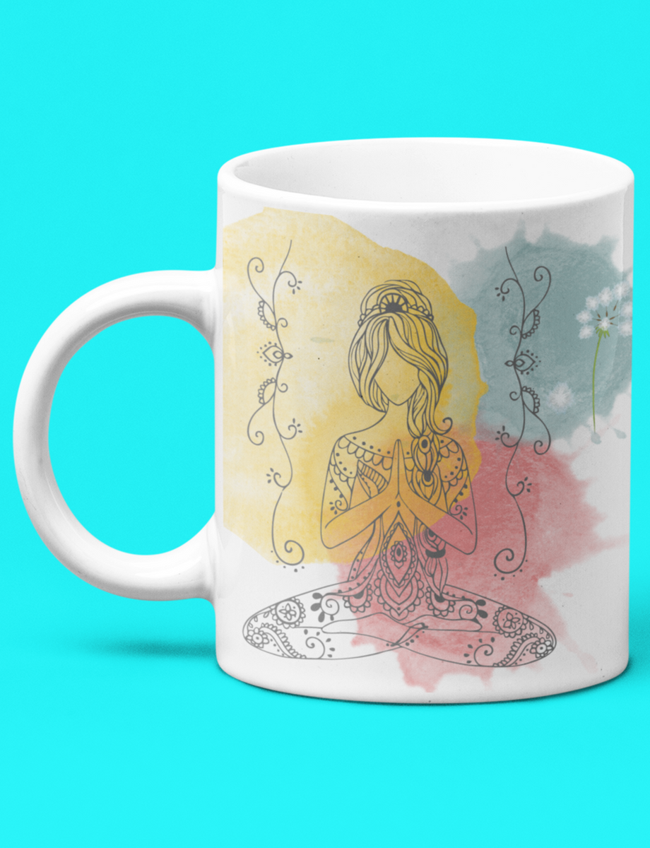 Nome do produto: Caneca Branca - Eternamente Zen