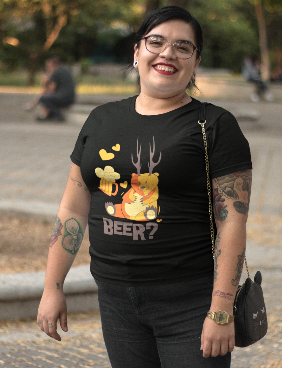 Nome do produto: Camiseta Plus Size Unissex - Bearr & Beer