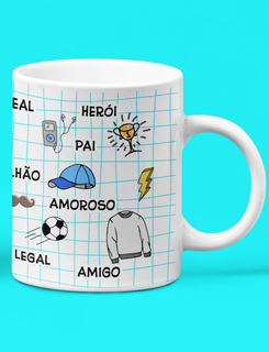 Nome do produtoCaneca Branca - Amor de Pai