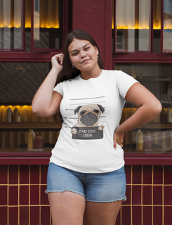 Nome do produtoCamiseta Plus Size Unissex - Pug Delinquente