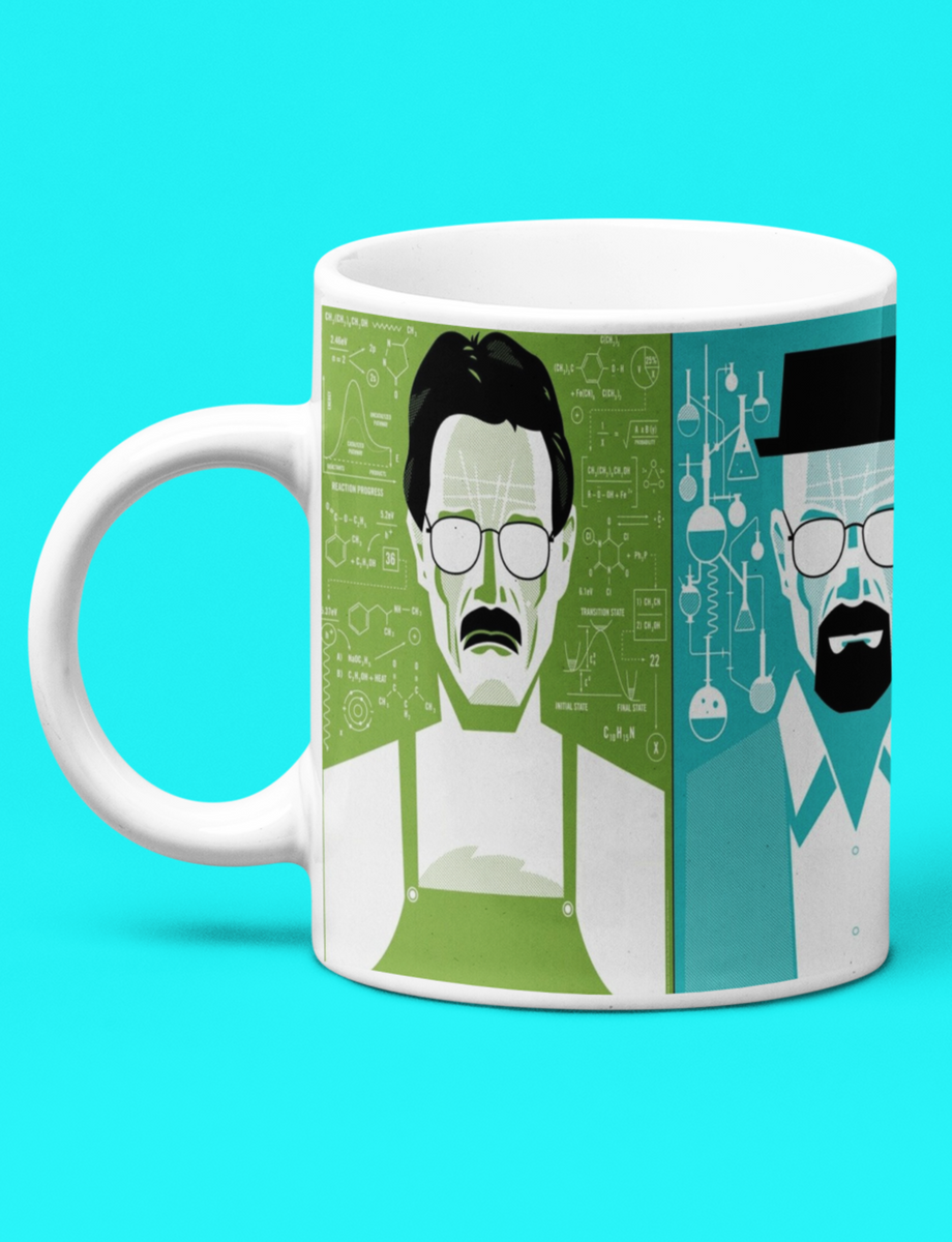 Nome do produto: Caneca Branca - Evolution of Heisenberg