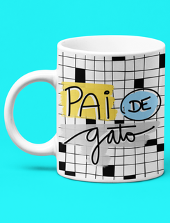 Nome do produtoCaneca Branca - Pai de Gato