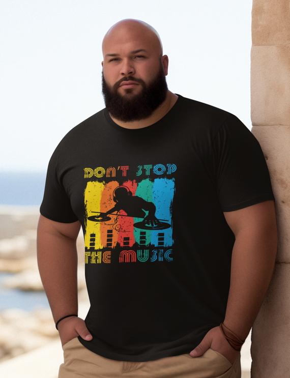 Camiseta Plus Size Unissex - Ritmo Sem Fim