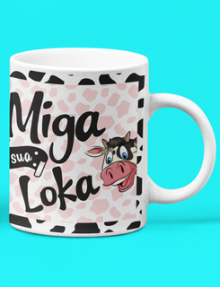 Nome do produtoCaneca Branca - Vaca Miga Sua Loka 