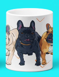 Nome do produtoCaneca Branca - Bulldog Squad