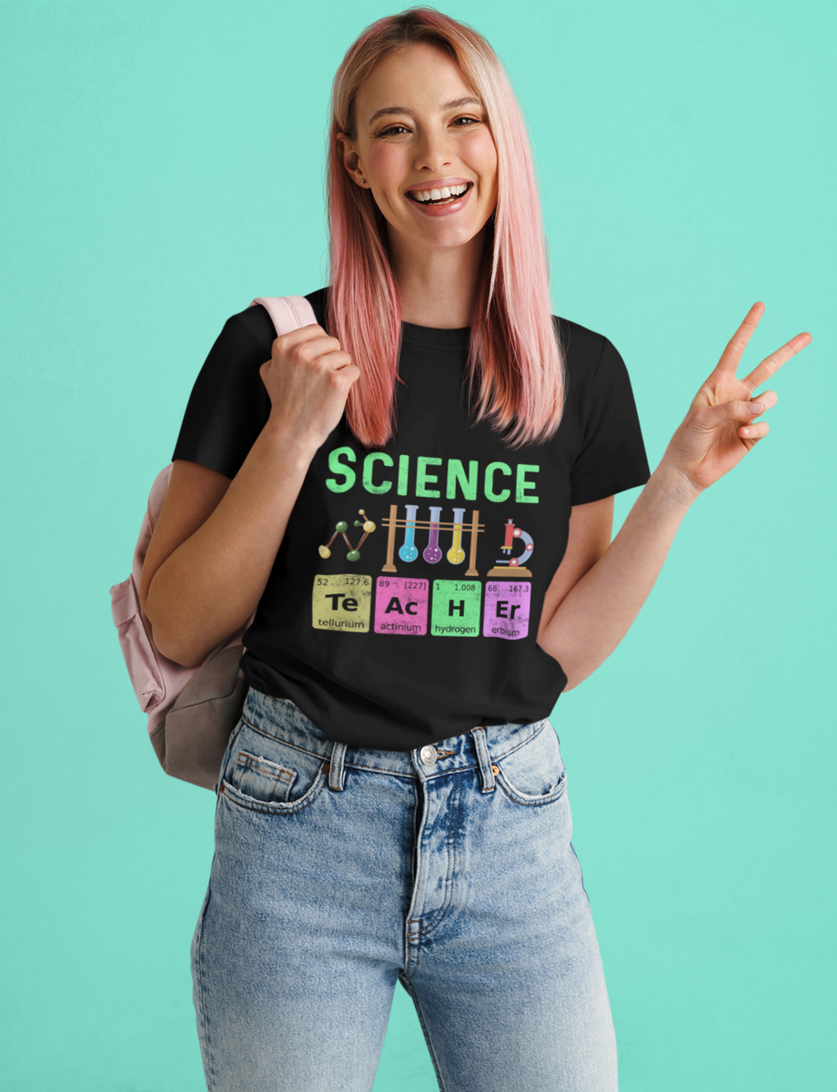 Nome do produto: Camiseta Feminina - Science Teacher