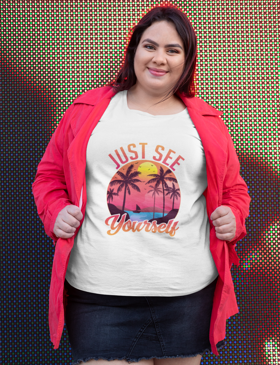 Camiseta Plus Size Unissex - Horizonte Reflexivo