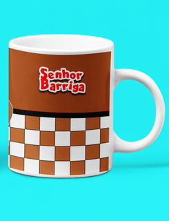 Nome do produtoCaneca Branca - Senhor Barriga - Tinha que ser o Chaves de novo