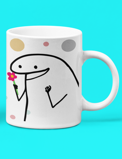 Nome do produtoCaneca Branca - Ironia Floral