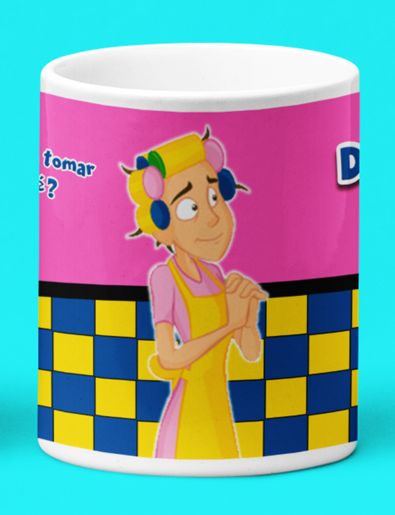 Caneca Branca - Dona Florinda's Café Invitation