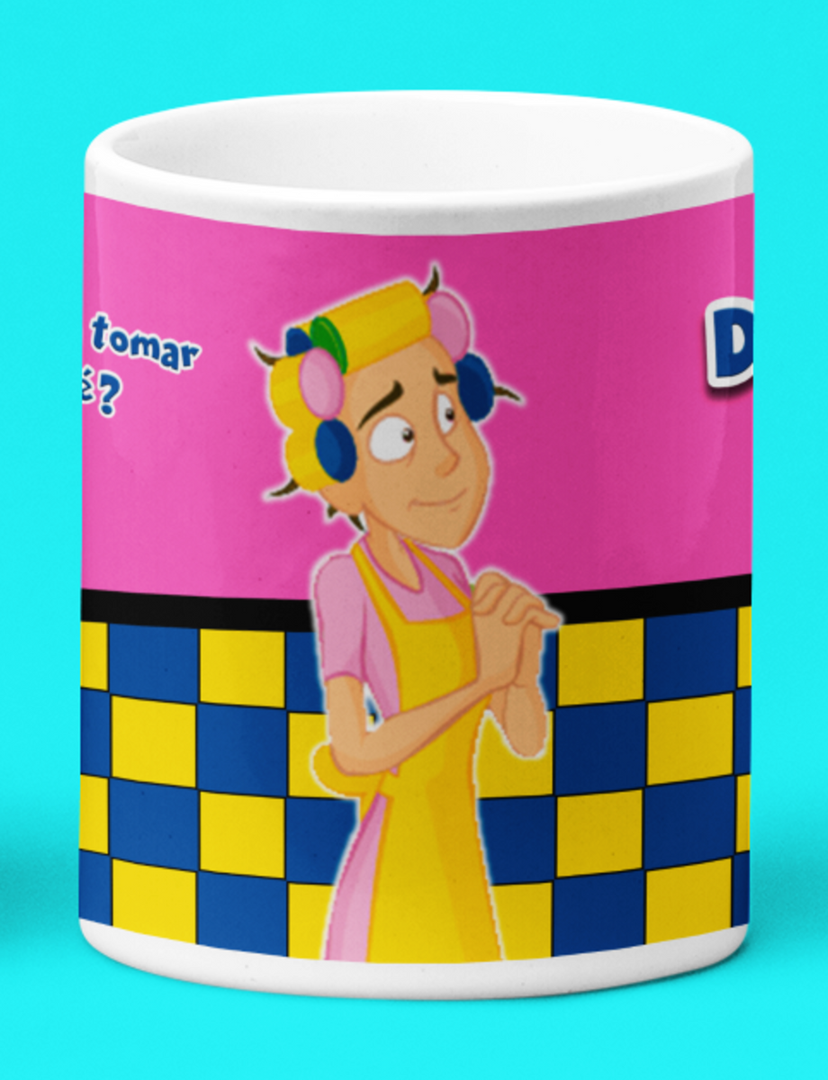 Nome do produto: Caneca Branca - Dona Florinda\'s Café Invitation