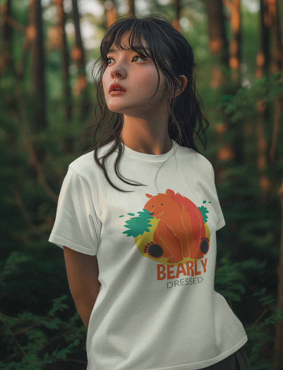 Nome do produto: Camiseta Unissex - Bearly Dressed