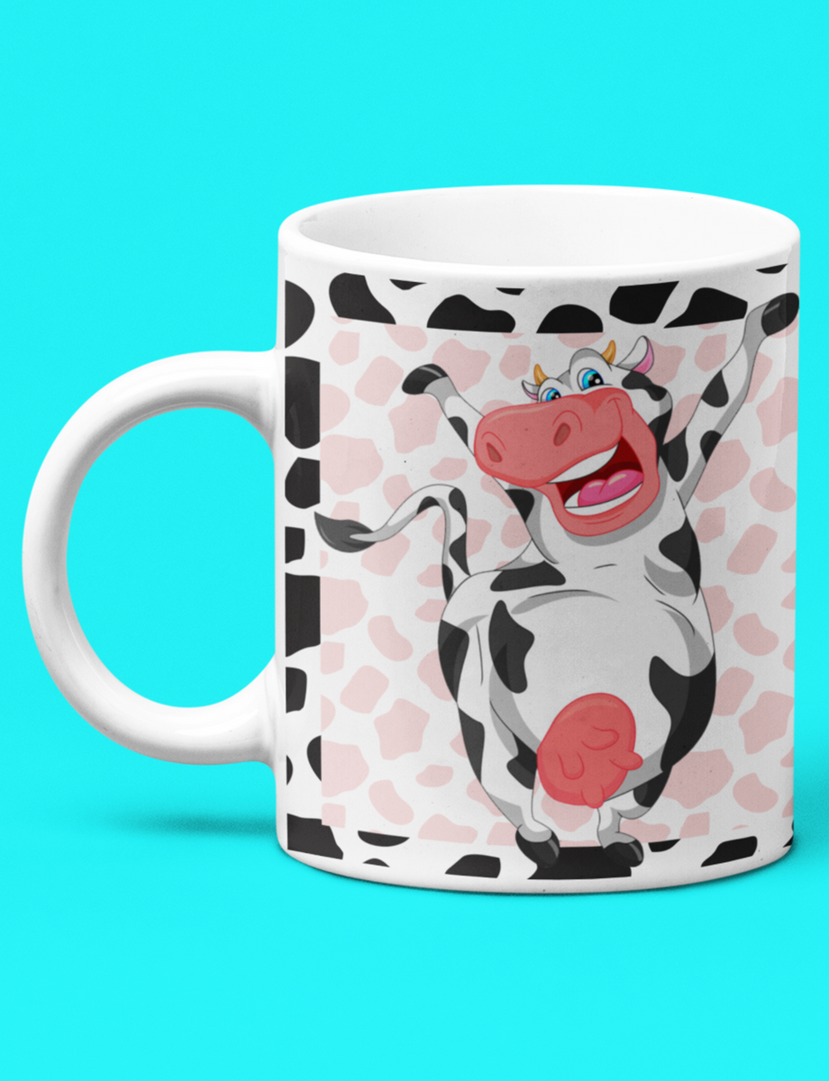 Nome do produto: Caneca Branca - Vaca Miga Sua Loka 