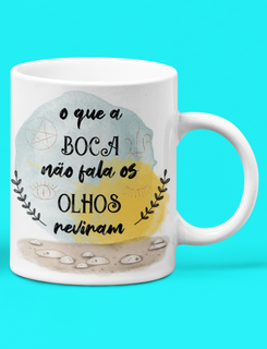 Nome do produtoCaneca Branca - O Olhar Revela